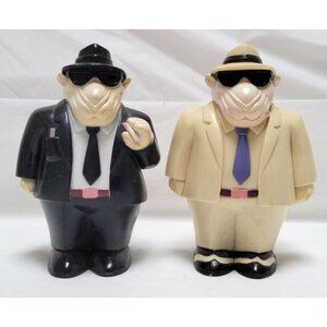 Vintage 1993 RJRTC Joe Camel Max Blues Brothers 4" Salt & Pepper Shakers